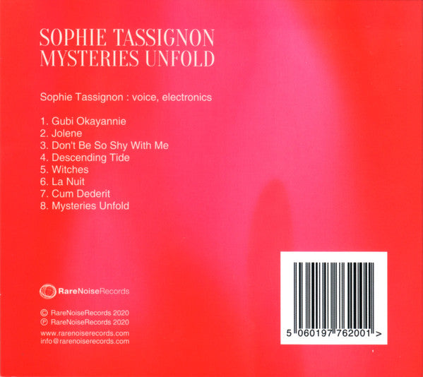 Sophie Tassignon : Mysteries Unfold (CD, Album)