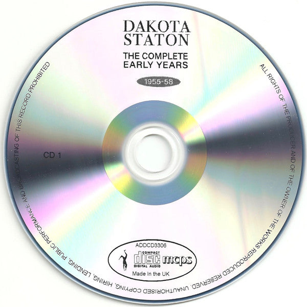Dakota Staton : The Complete Early Years (1955-58) (2xCDr, Comp)