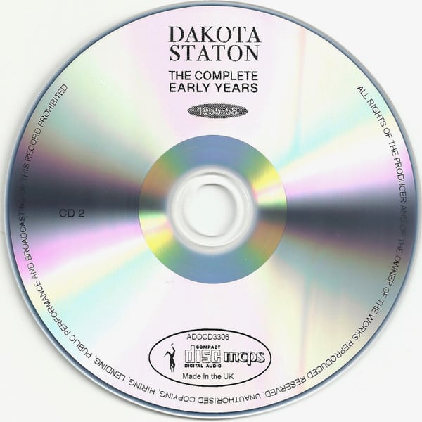 Dakota Staton : The Complete Early Years (1955-58) (2xCDr, Comp)