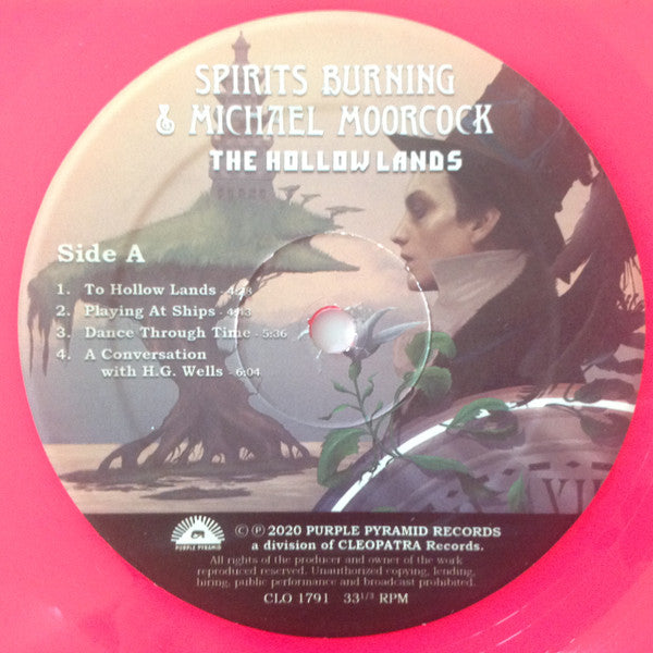 Spirits Burning & Michael Moorcock : The Hollow Lands (LP, Album, Ltd, Pin)