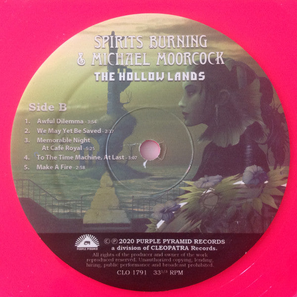 Spirits Burning & Michael Moorcock : The Hollow Lands (LP, Album, Ltd, Pin)