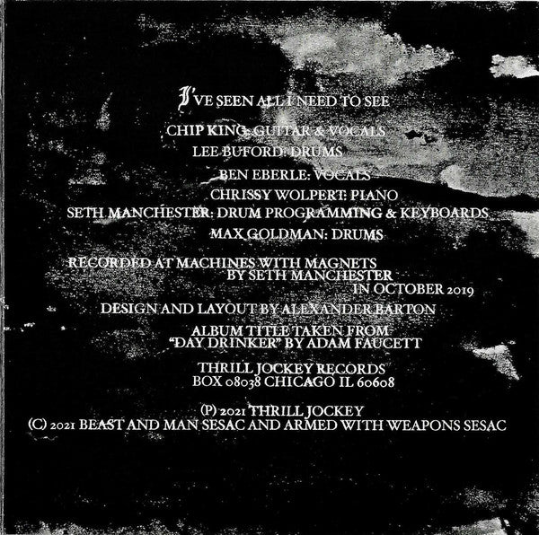 The Body (3) : I've Seen All I Need To See (CD, Album)