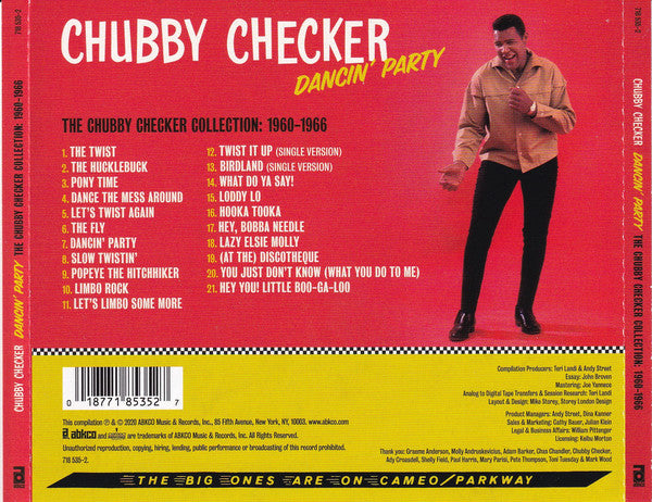 Chubby Checker : Dancin' Party (The Chubby Checker Collection: 1960-1966) (CD, Comp)