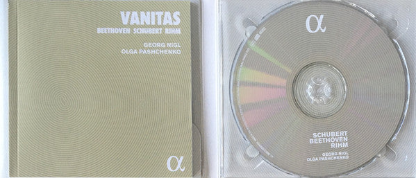 Ludwig van Beethoven, Franz Schubert, Wolfgang Rihm, Georg Nigl, Olga Pashchenko : Vanitas (CD, Album)