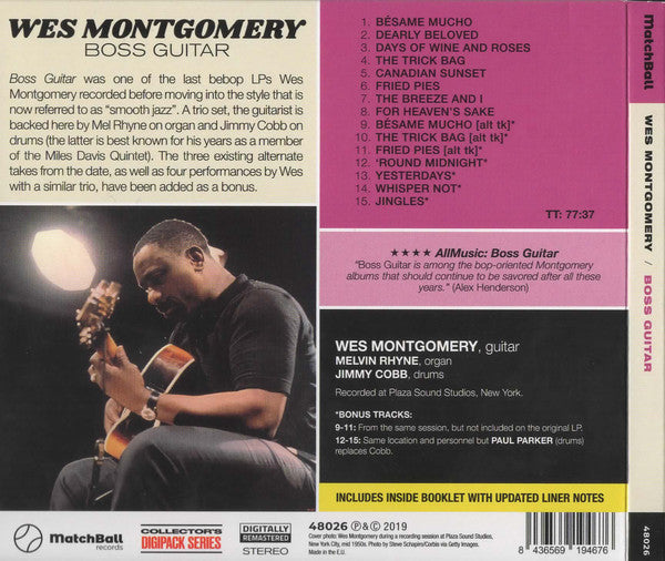 Wes Montgomery : Boss Guitar (CD, Album, RM, Dig)