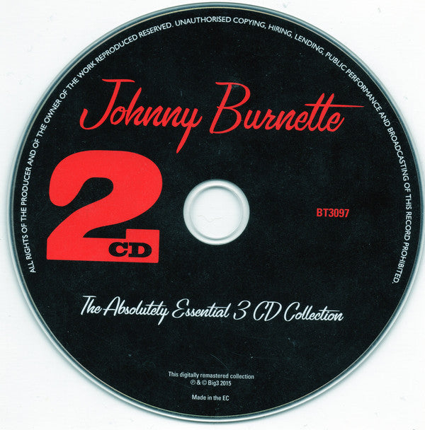 Johnny Burnette : The Absolutely Essential 3 CD Collection (3xCD, Comp, Dig)