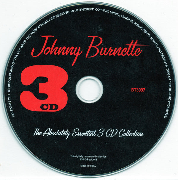 Johnny Burnette : The Absolutely Essential 3 CD Collection (3xCD, Comp, Dig)