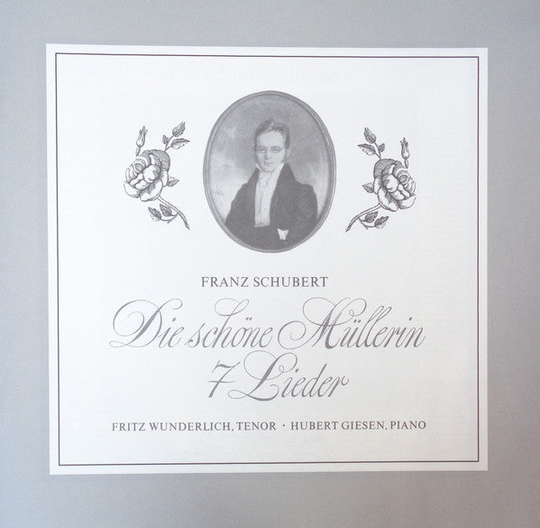 Franz Schubert, Fritz Wunderlich, Hubert Giesen : Die Schöne Müllerin / 7 Lieder (2xLP, RE, 180 + Box)