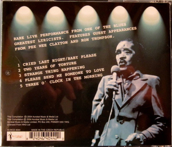 Percy Mayfield : Live In San Francisco (CD, Album)