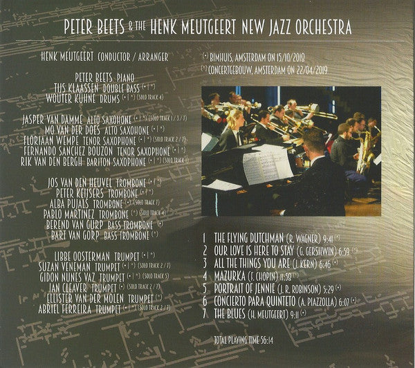Peter Beets & The Henk Meutgeert New Jazz Orchestra : The Flying Dutchman (Live At Bimhuis & Concertgebouw Amsterdam) (CD)