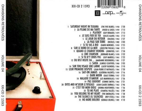 Various : Chansons Retrouvées Volume 04 (CD, Comp)