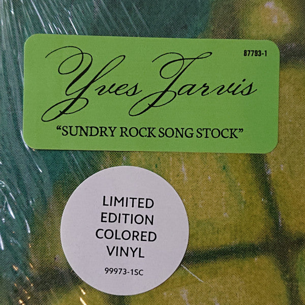 Yves Jarvis : Sundry Rock Song Stock (LP, Album, Ltd, Gre)