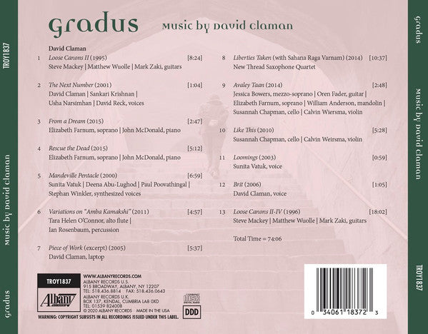 David Claman : Gradus (CD, Album)