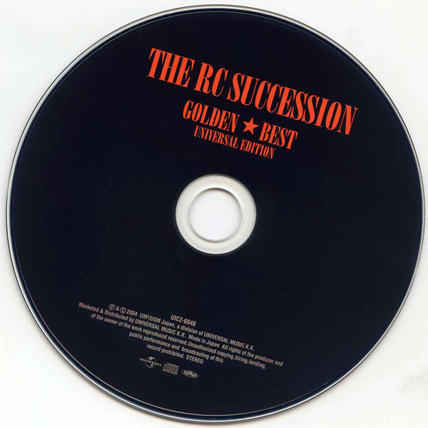 RC Succession : Golden ☆ Best Universal Edition = ゴールデン☆ベスト ユニバーサル・エディション (CD, Comp, RM)