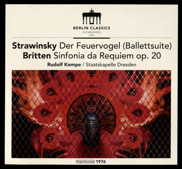 Igor Stravinsky, Benjamin Britten - Staatskapelle Dresden, Rudolf Kempe : Der Feuervogel (Ballett-Suite) / Sinfonia Da Requiem Op. 20 (CD, Album, RE, RM)
