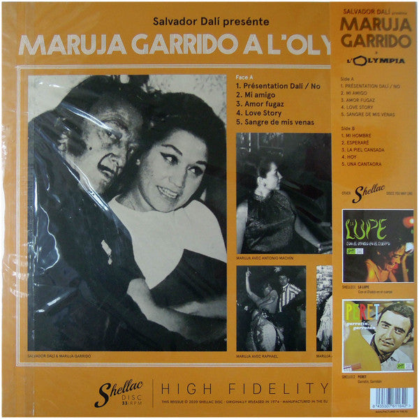 Maruja Garrido : En El Olympia de París Presentada Por Salvador Dalí (LP, Album, RE)