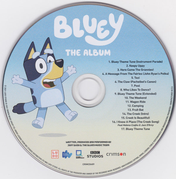 Joff Bush & The Bluey Music Team : Bluey The Album (CD, Album)