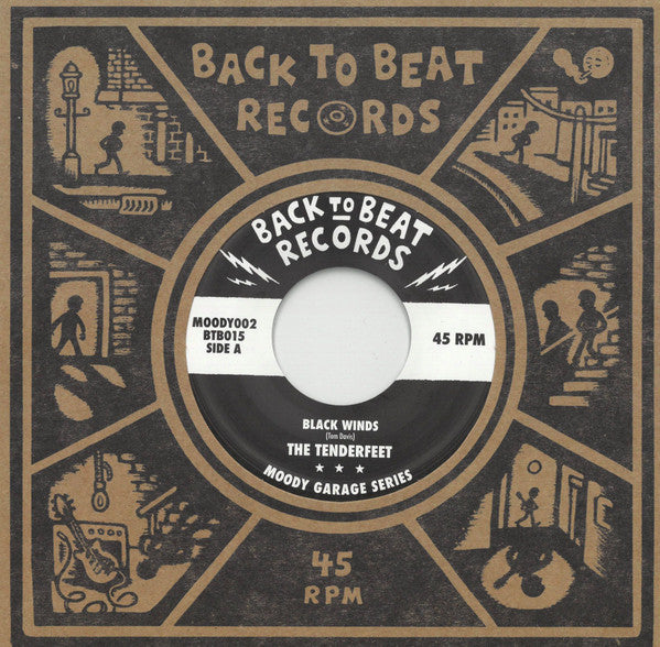 The Tenderfeet : Black Winds (7", Single)