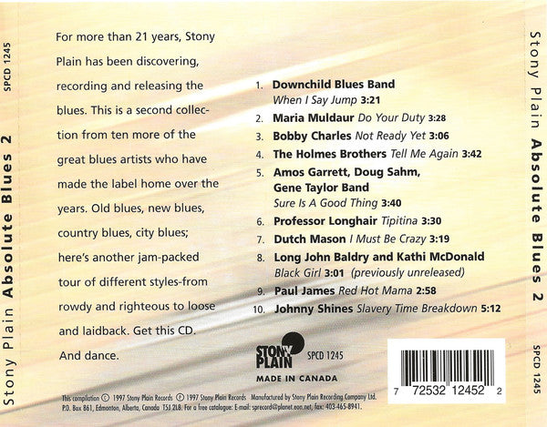 Various : Absolute Blues 2 (CD, Comp)