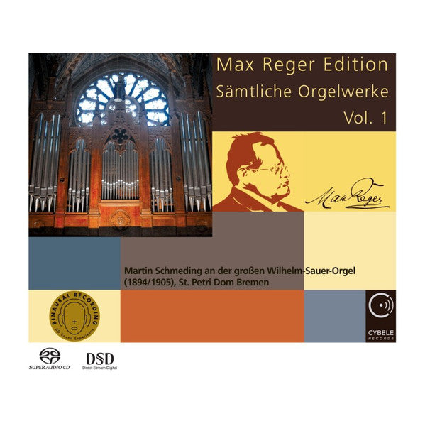 Martin Schmeding, Max Reger : Max Reger Edition - Sämtliche Orgelwerke Vol. 1 (SACD, Hybrid, Multichannel, Bin)