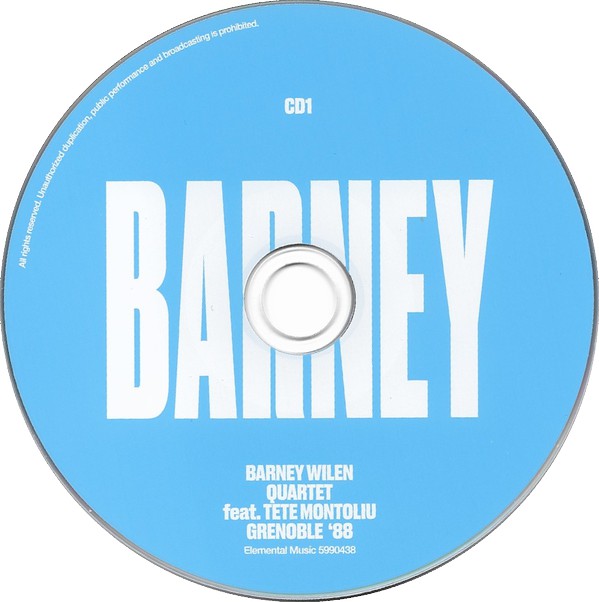 Barney Wilen Quartet feat. Tete Montoliu : Barney and Tete Grenoble '88 (2xCD, Album)