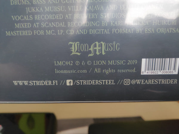 Strider (17) : Dominion Of Steel (LP, Album)