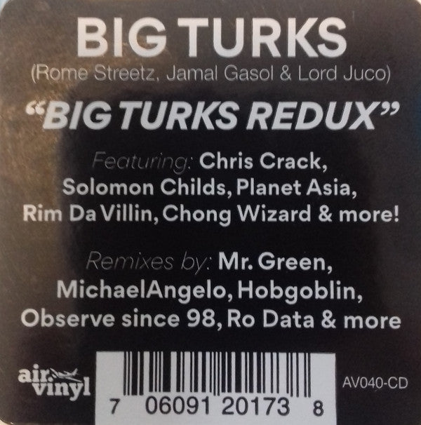 Big Turks : Big Turks Redux (CD, Album, Ltd)