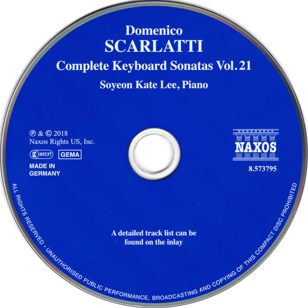 Domenico Scarlatti, Soyeon Kate Lee : Complete Keyboard Sonatas Vol. 21 (CD, Album)