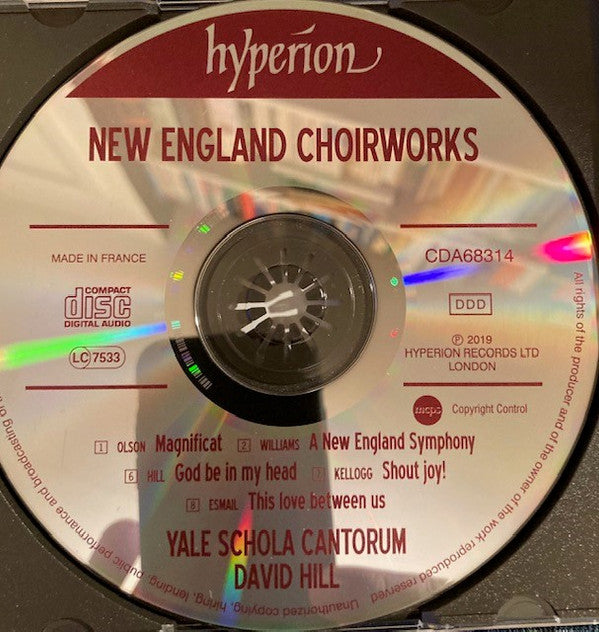 Tawnie Olson, Roderick Williams (3), David Hill, Daniel Kellogg, Reena Esmail - Yale Schola Cantorum, The Elm City Girl's Choir, David Hill, Rebecca Rosenbaum, Juilliard415, Rabindra Goswami, Ramchandra Pandit : New England Choirworks (CD, Album)