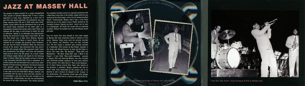 Charlie Parker Featuring Dizzy Gillespie, Bud Powell, Charles Mingus, Max Roach : Jazz At Massey Hall (CD, Comp, Ltd, RE, RM)