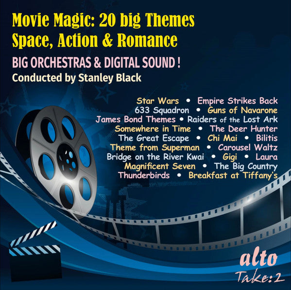 Stanley Black : Movie Magic: 20 Big Themes Space, Action & Romance (CD, Comp, RM)