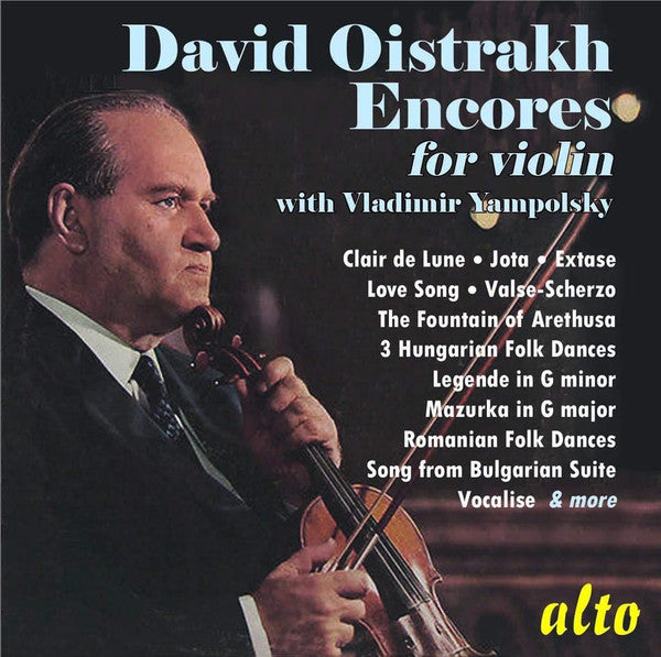 David Oistrach With Vladimir Yampolsky : Encores For Violin (CD, Comp)