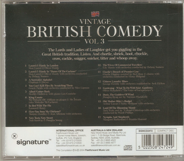 Various : Vintage British Comedy Vol 3 (CD, Comp)