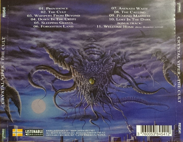 Crystal Viper : The Cult (CD, Album, O-C)