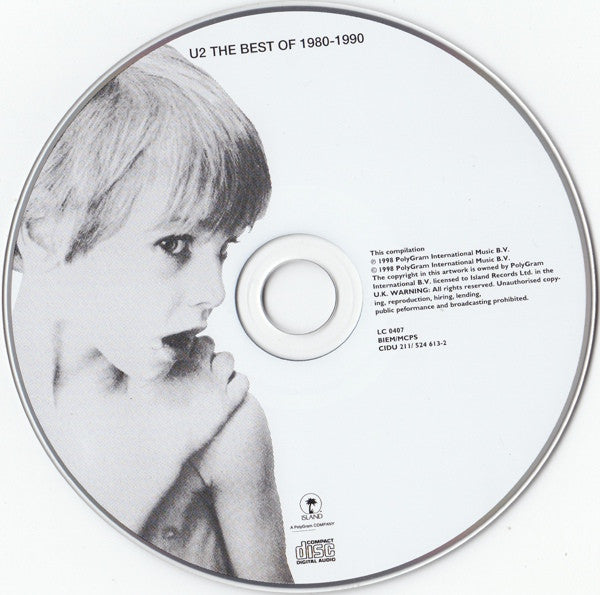 U2 : The Best Of 1980-1990 (CD, Comp)