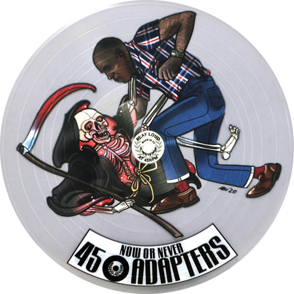 45 Adapters : Now Or Never (12", S/Sided, EP, Cle)