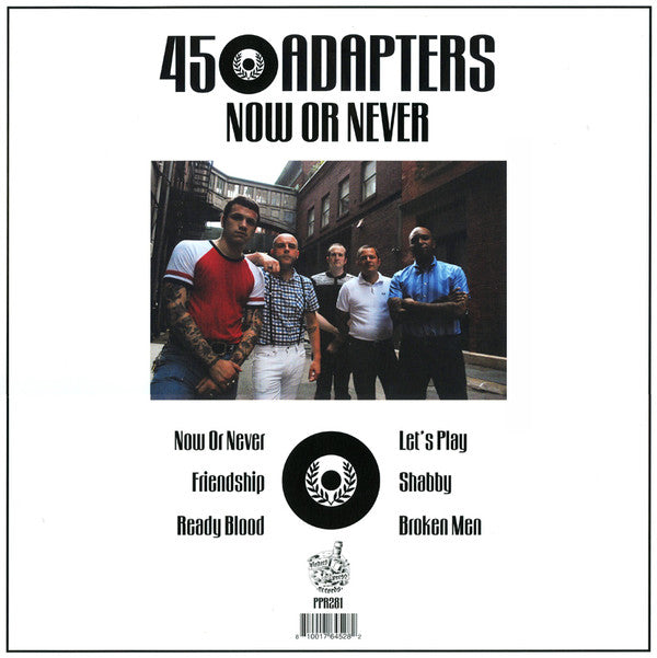 45 Adapters : Now Or Never (12", S/Sided, EP, Cle)