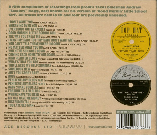 Smokey Hogg : The Texas Blues Of Smokey Hogg (CD, Comp)