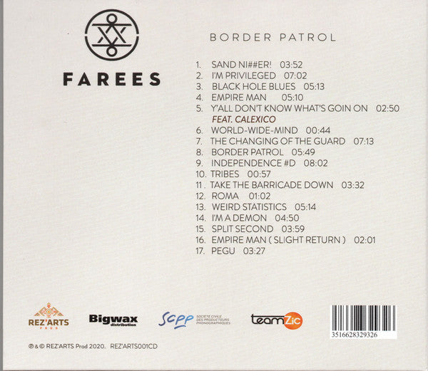 Farees : Border Patrol (CD, Album)