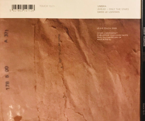 Robert Hampson : Vectors (CD, Album)