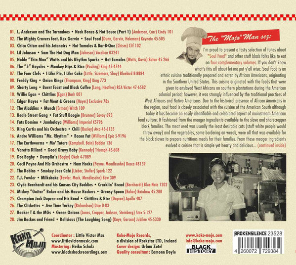 Various : Koko-Mojo Diner Volume 1 Soul Food (CD, Comp)