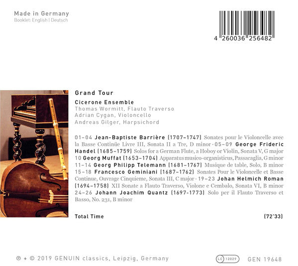 Cicerone Ensemble : Grand Tour (CD, Album)