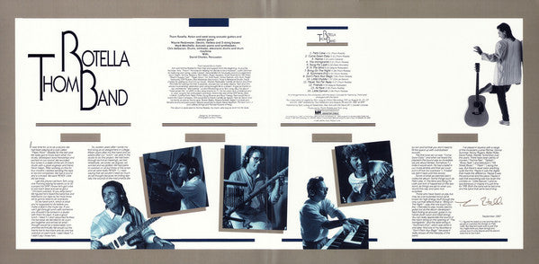 Thom Rotella Band : Thom Rotella Band (2xLP, RE, DMM)