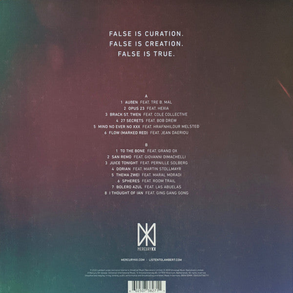 Lambert (5) : False (LP, Album)