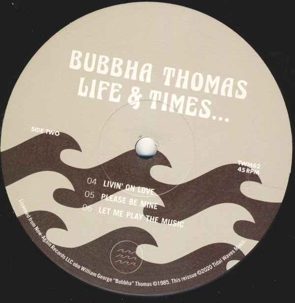 Bubbha Thomas : Life & Times... (LP, Album, RE, 180)