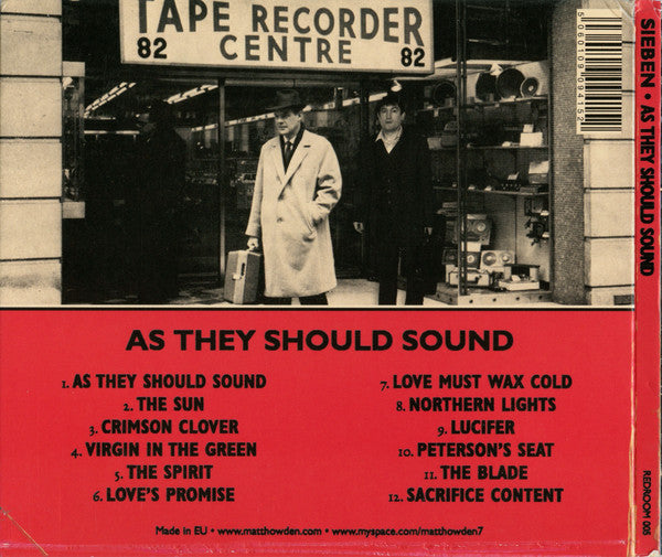 Sieben : As They Should Sound (CD, Album)
