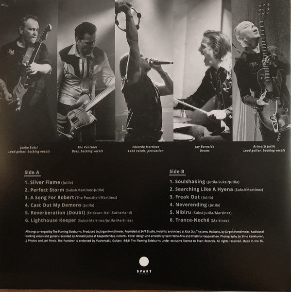 The Flaming Sideburns : Silver Flames (LP, Album)