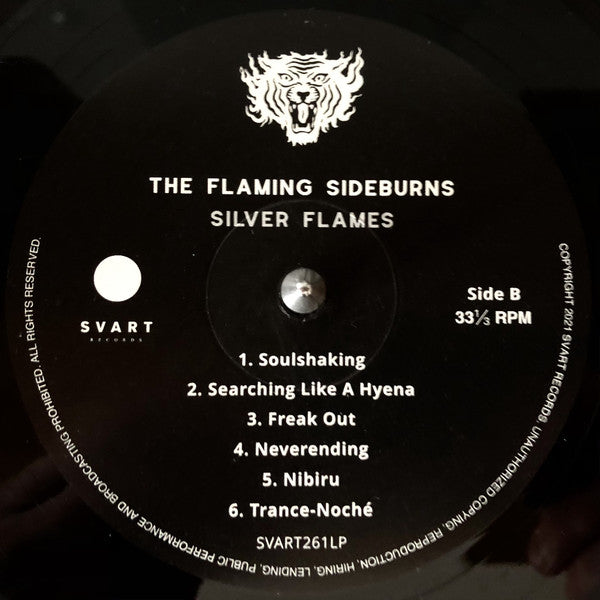 The Flaming Sideburns : Silver Flames (LP, Album)