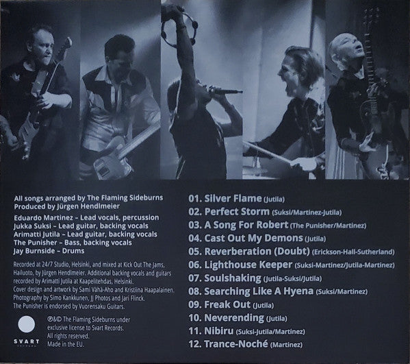 The Flaming Sideburns : Silver Flames (CD, Album, Dig)