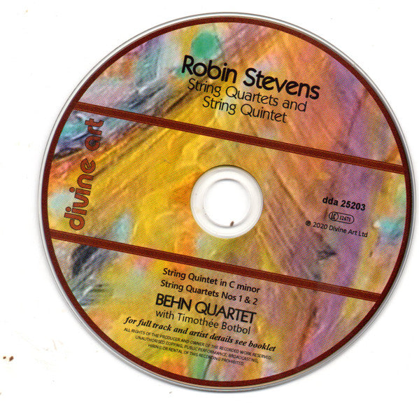 Robin Stevens (3) - Behn Quartet, Timothée Botbol : String Quartets And String Quintet (CD, Album)